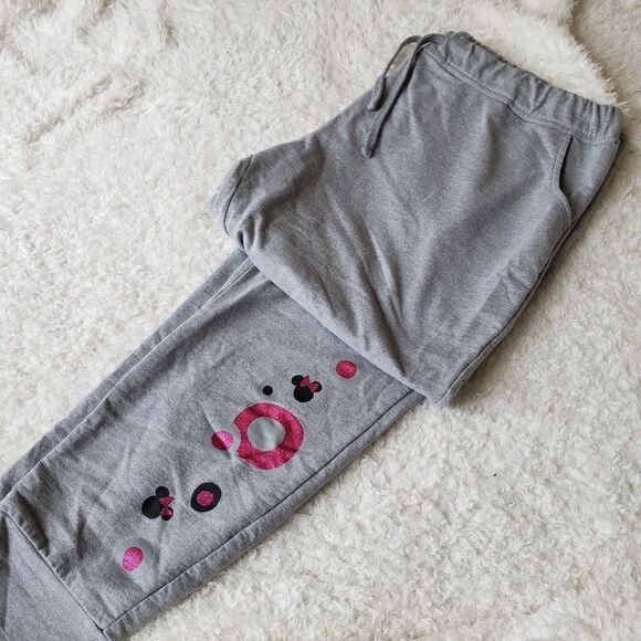 Disney Parks Gray Sweatpants with glitter design‎ sz XXL - Picture 1 of 5